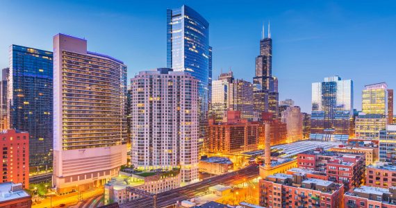 Chicago, Illinois where Delta Capital Partners Management has an office location